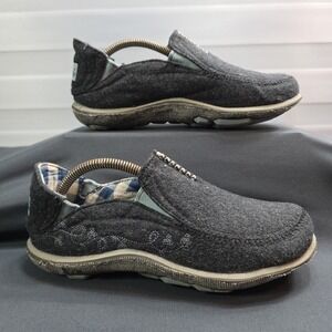 Cushe Surf Slipper Women's Size US 7 Grey Wool  Barefoot Minimalist Camp Hike